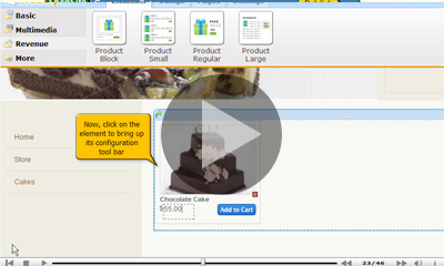 Drag and Drop Site Builder
